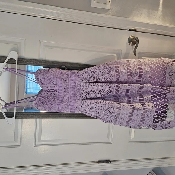 Chi Chi London Lilac Dress Size UK 10 Never Worn - Picture 1 of 4